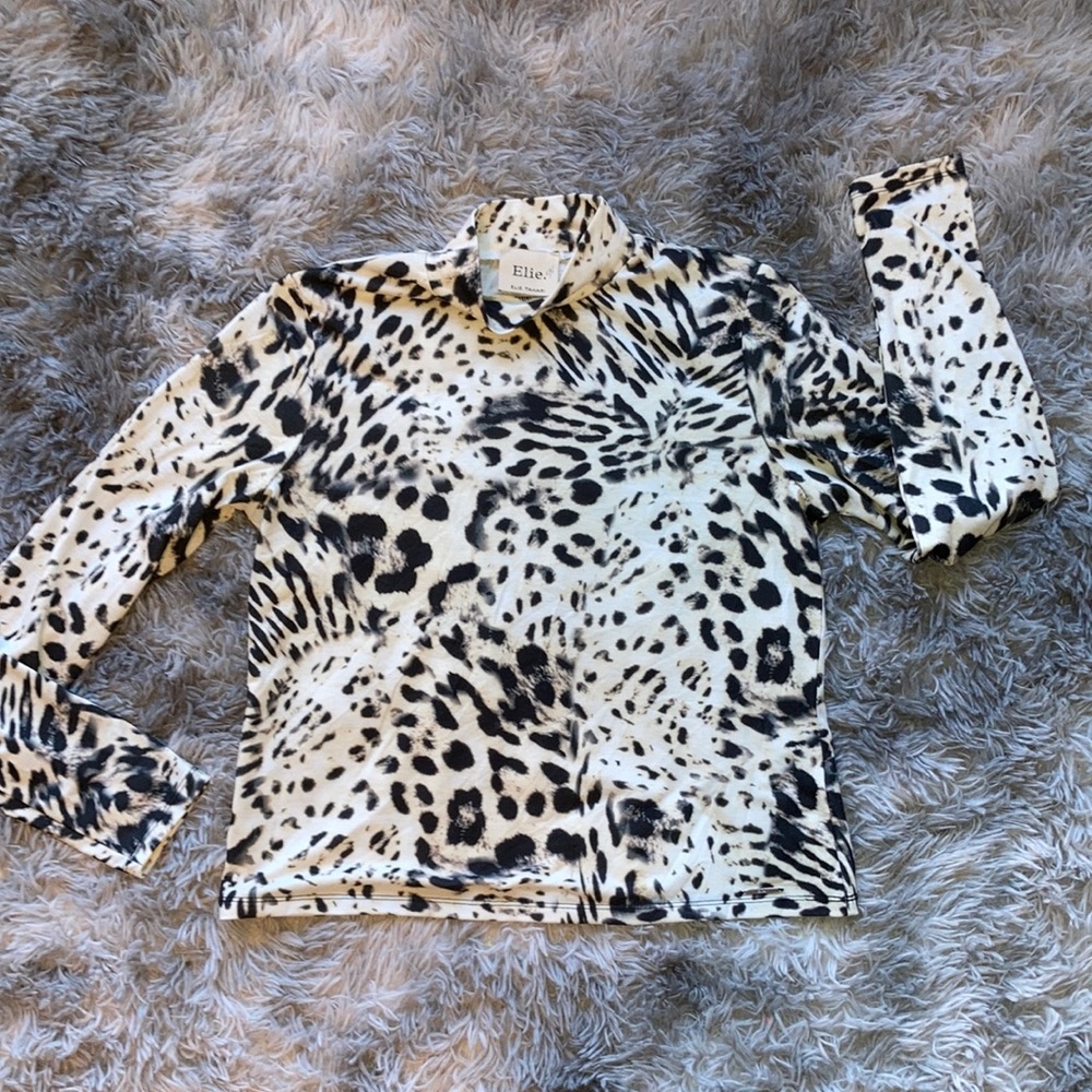 Leopard Print Women's Top